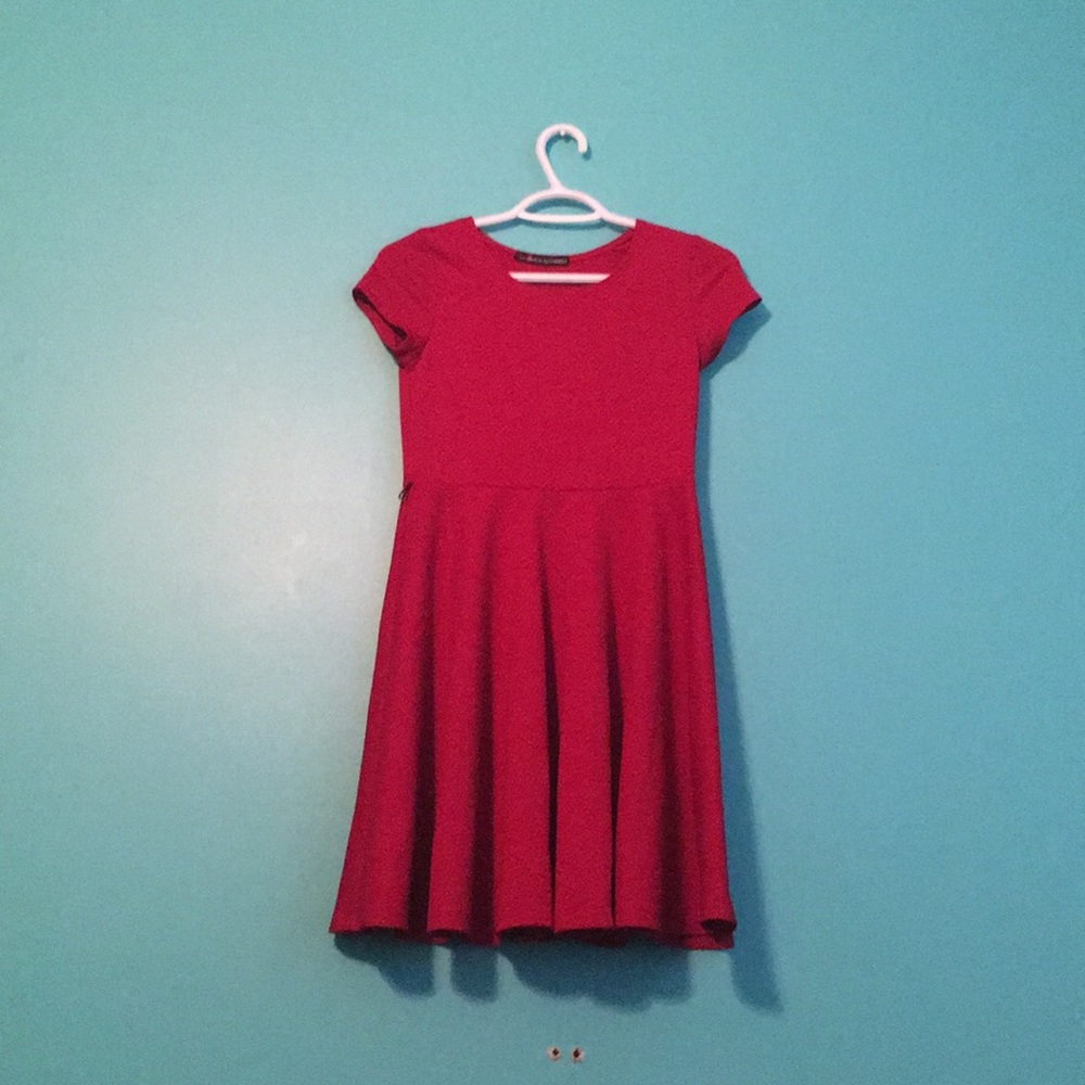 Red dress